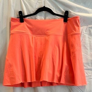 Athleta Bright peach/coral Tennis Skort